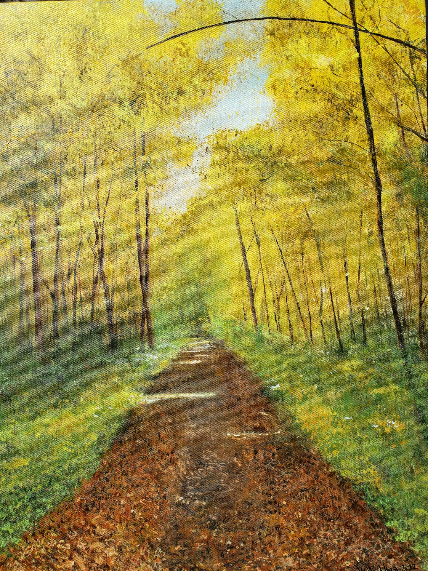 Title: Beautifully Fallen | 18x24" | Acrylic on Canvas 1.5" Depth