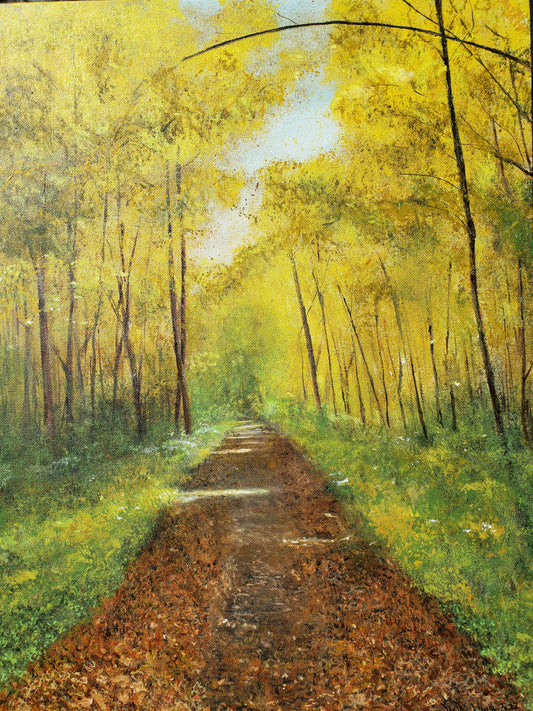 Title: Beautifully Fallen | 18x24" | Acrylic on Canvas 1.5" Depth