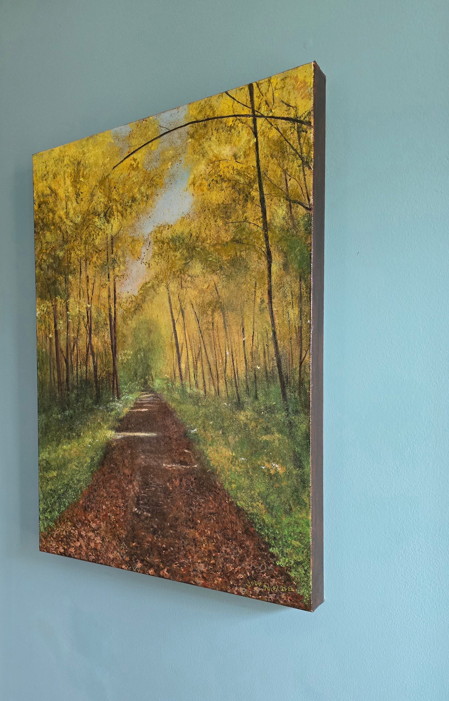 Title: Beautifully Fallen | 18x24" | Acrylic on Canvas 1.5" Depth