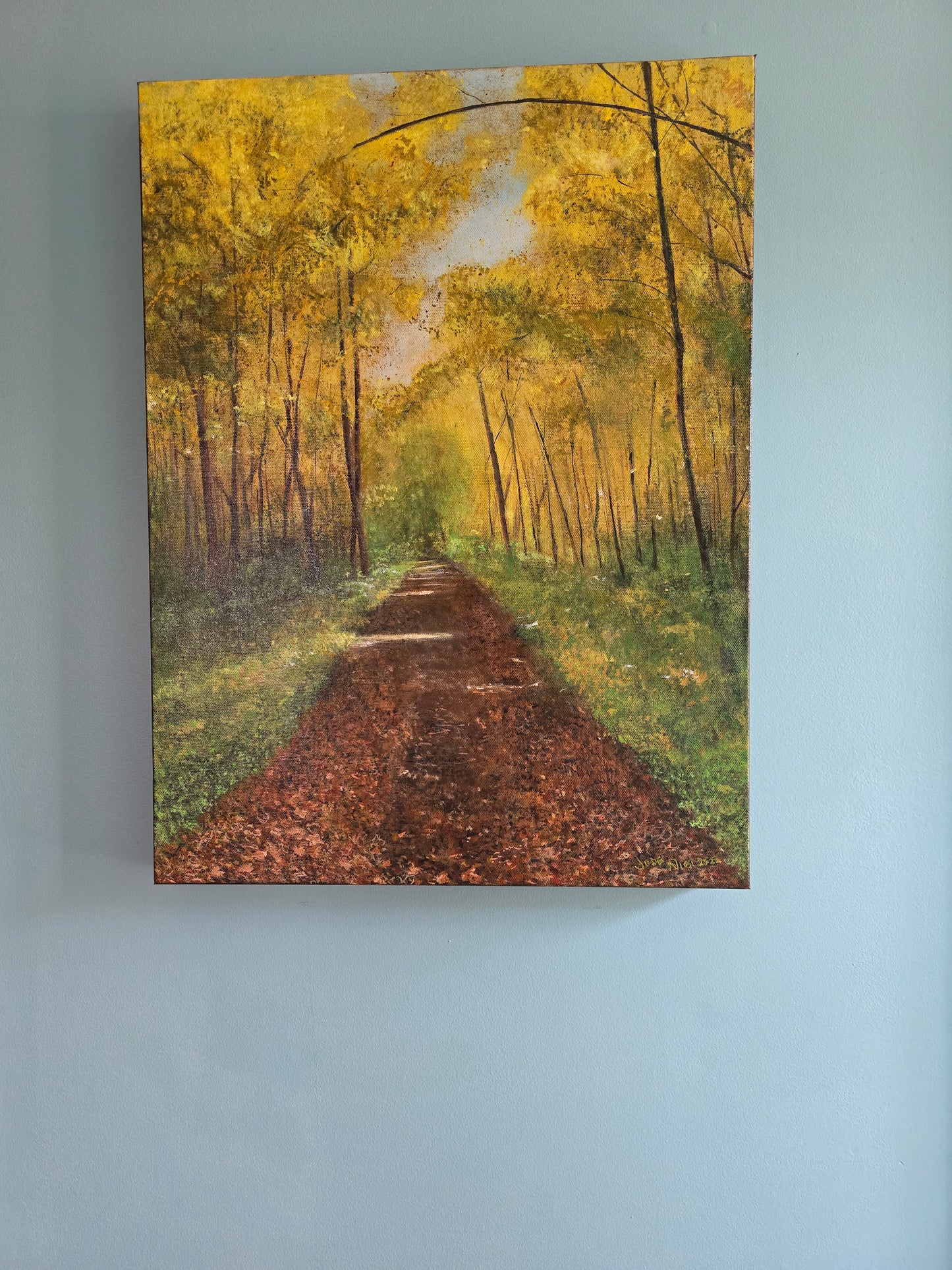 Title: Beautifully Fallen | 18x24" | Acrylic on Canvas 1.5" Depth