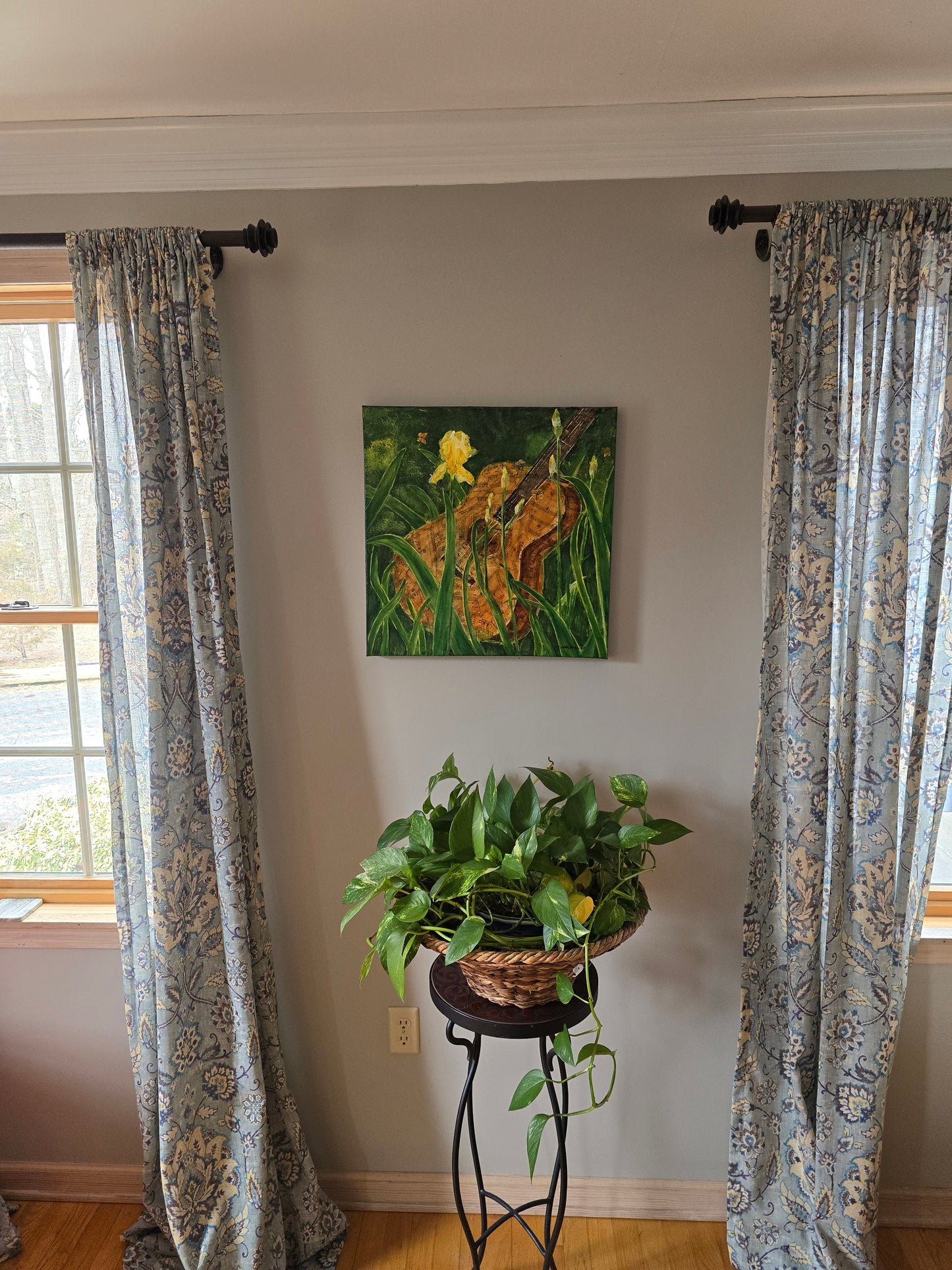 Title: Home | 20x20" | Mixed Media Painting | Canvas 1.5" Depth