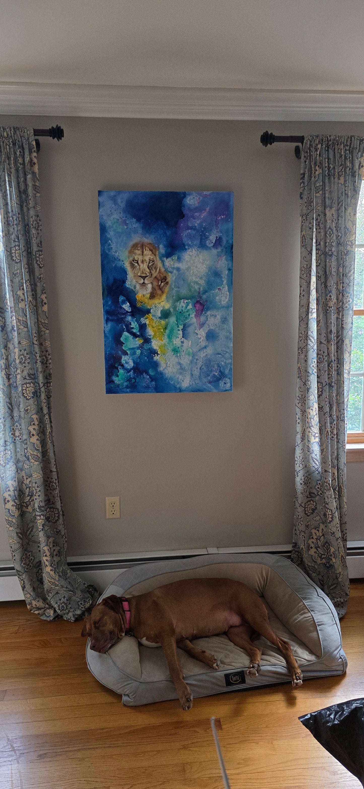 Title: Alliances |  24 x 36" Canvas | Mixed Media Painting | Canvas 1.5" Depth