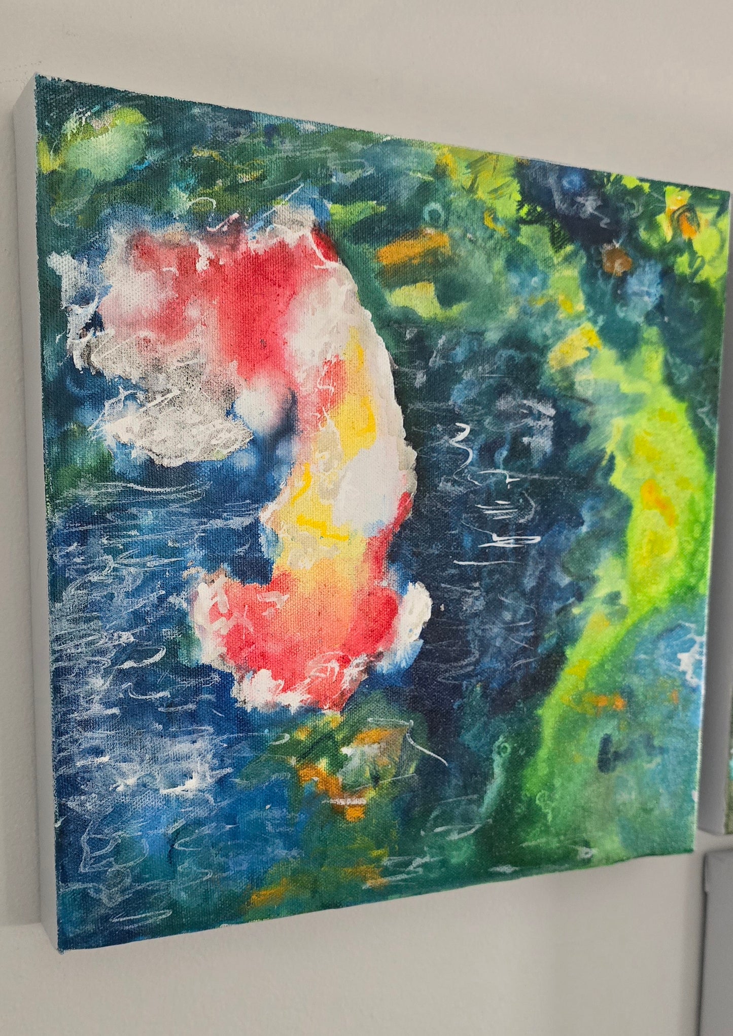 Tranquil Ripples V | 12x12" | Mixed Media on Canvas 1.5" Depth