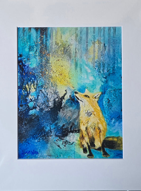 Title: Golden Embers (Print)