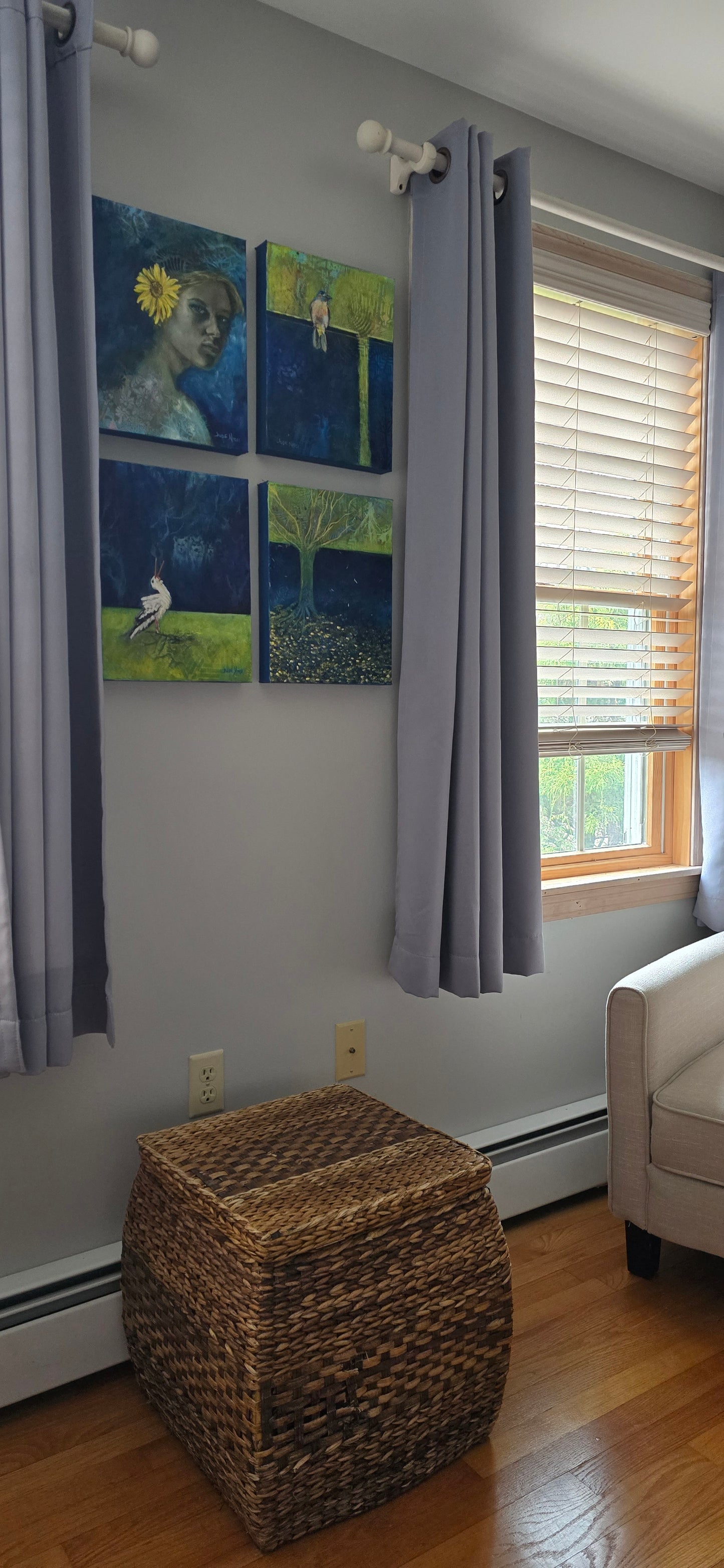 Title: Roots of Resilience| 11x14" |  Mixed Media on Canvas 1.5" Depth