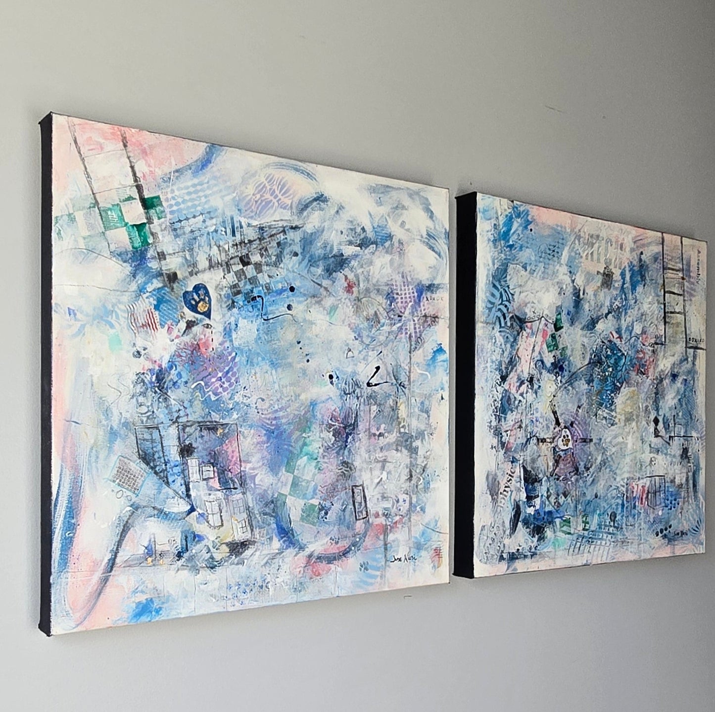 Where You Rest | 20x20" | Mixed Media on Canvas 1.5" in Depth