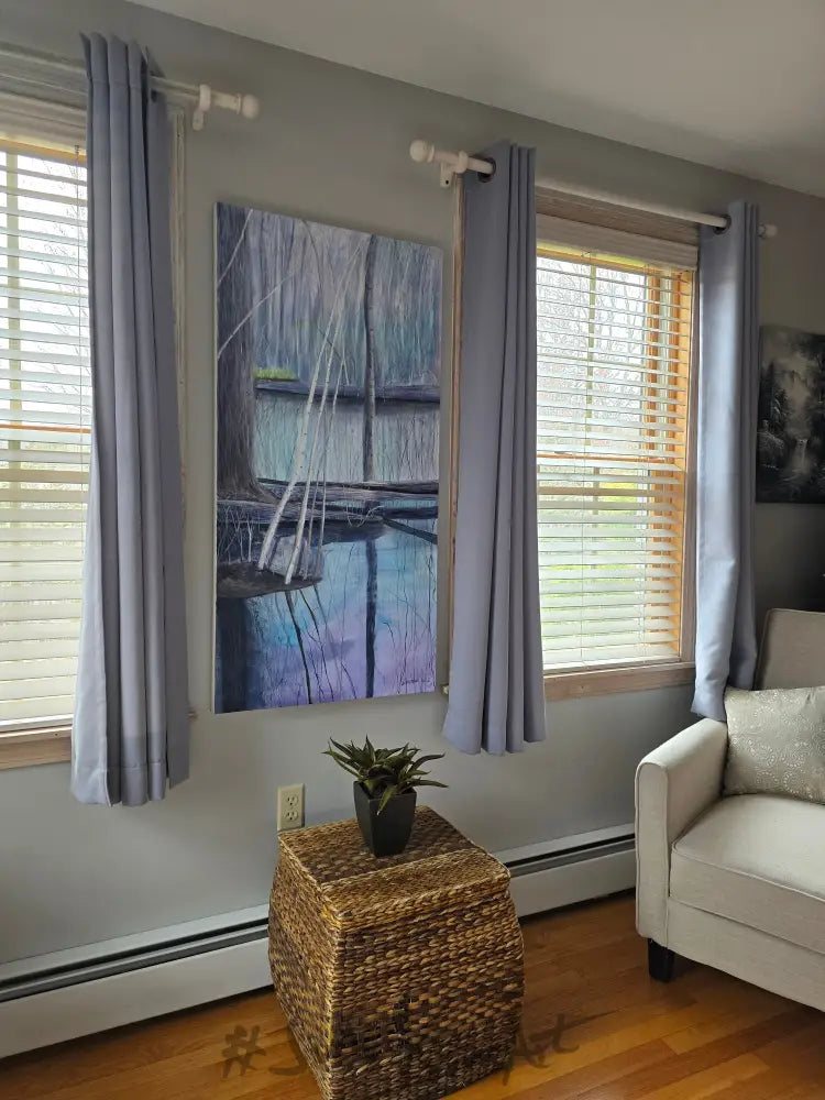 A Winters Tail | 24X48’ Acrylic On Canvas 1.5’ Depth