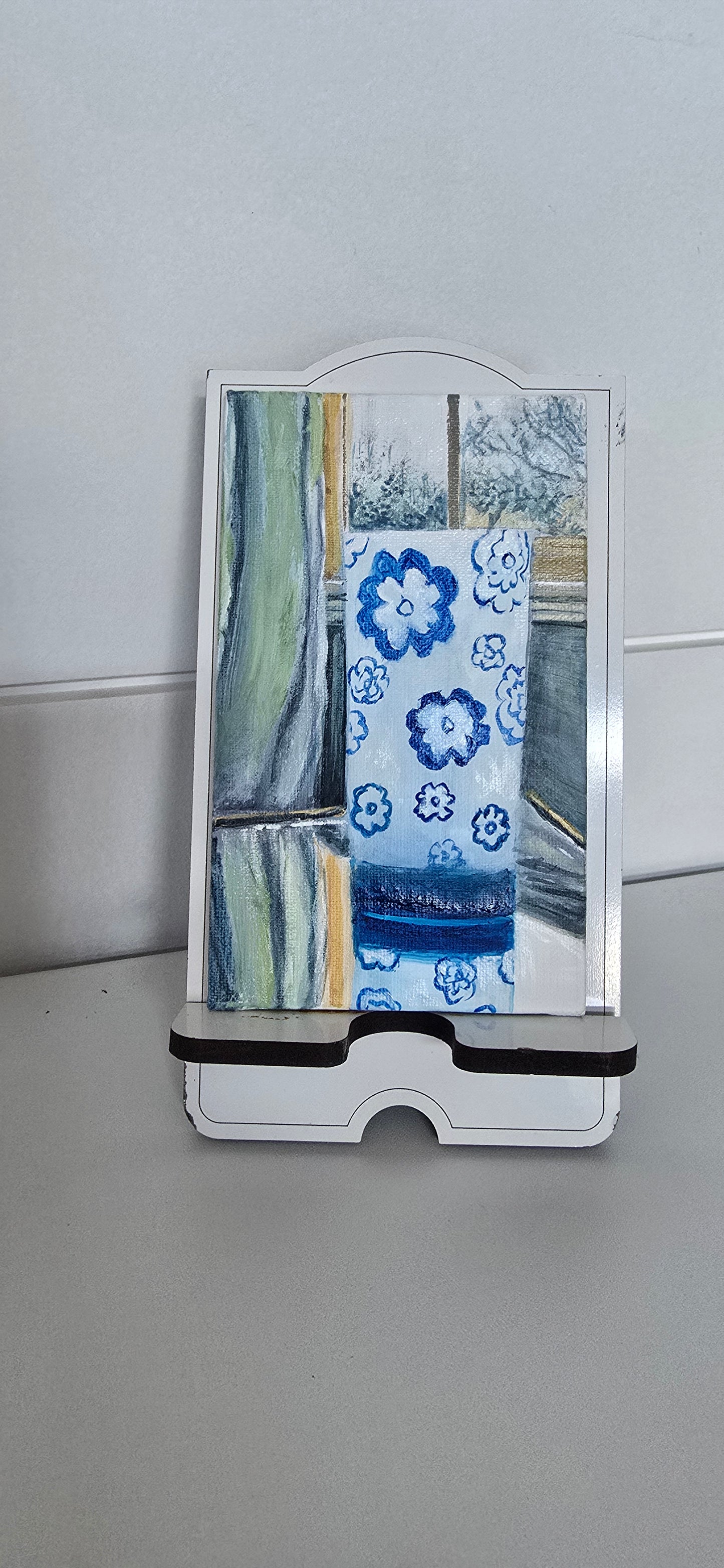 Title: Murano Vase | 3x5" Linen Panel | Oil Painting