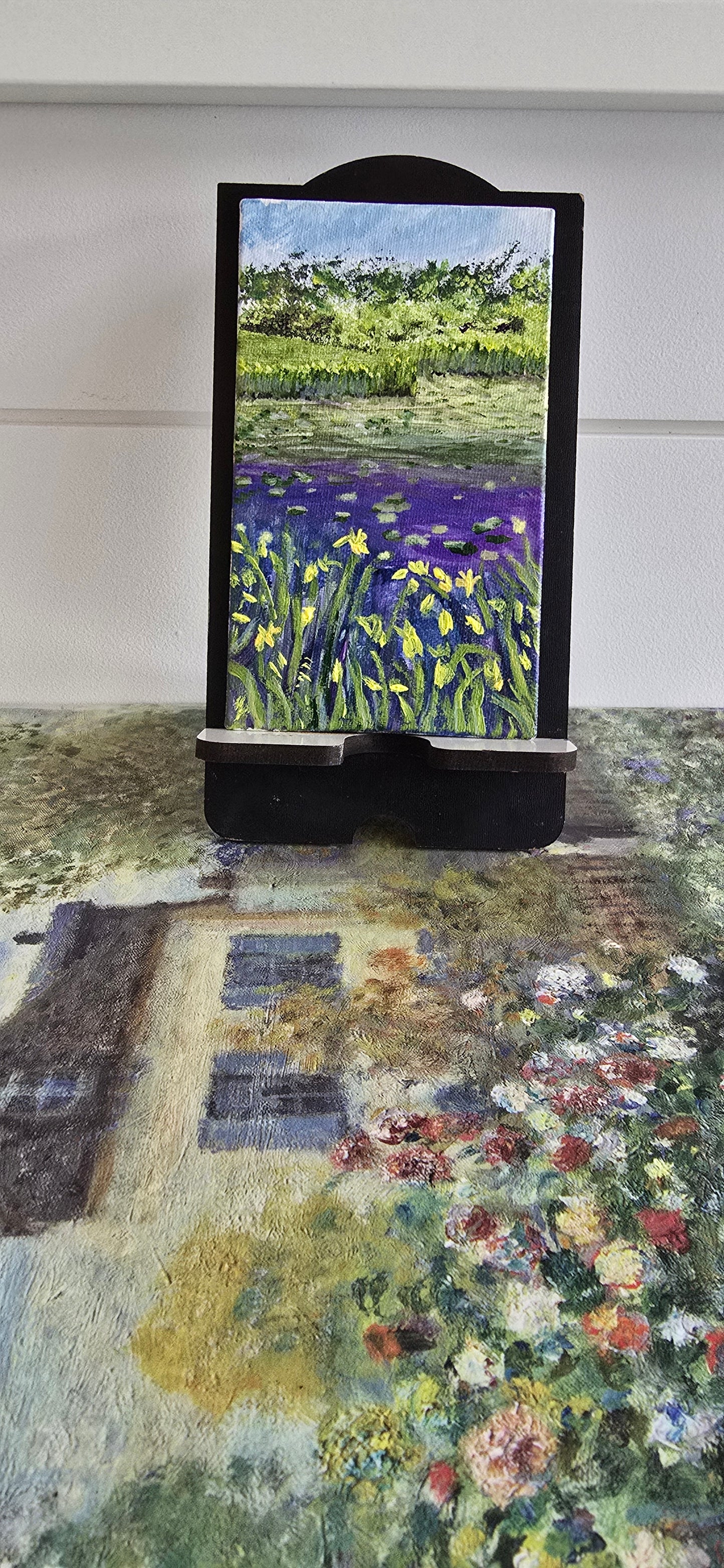 Title: A Dreamers Pond | 3x5" Linen Panel | Oil Painting