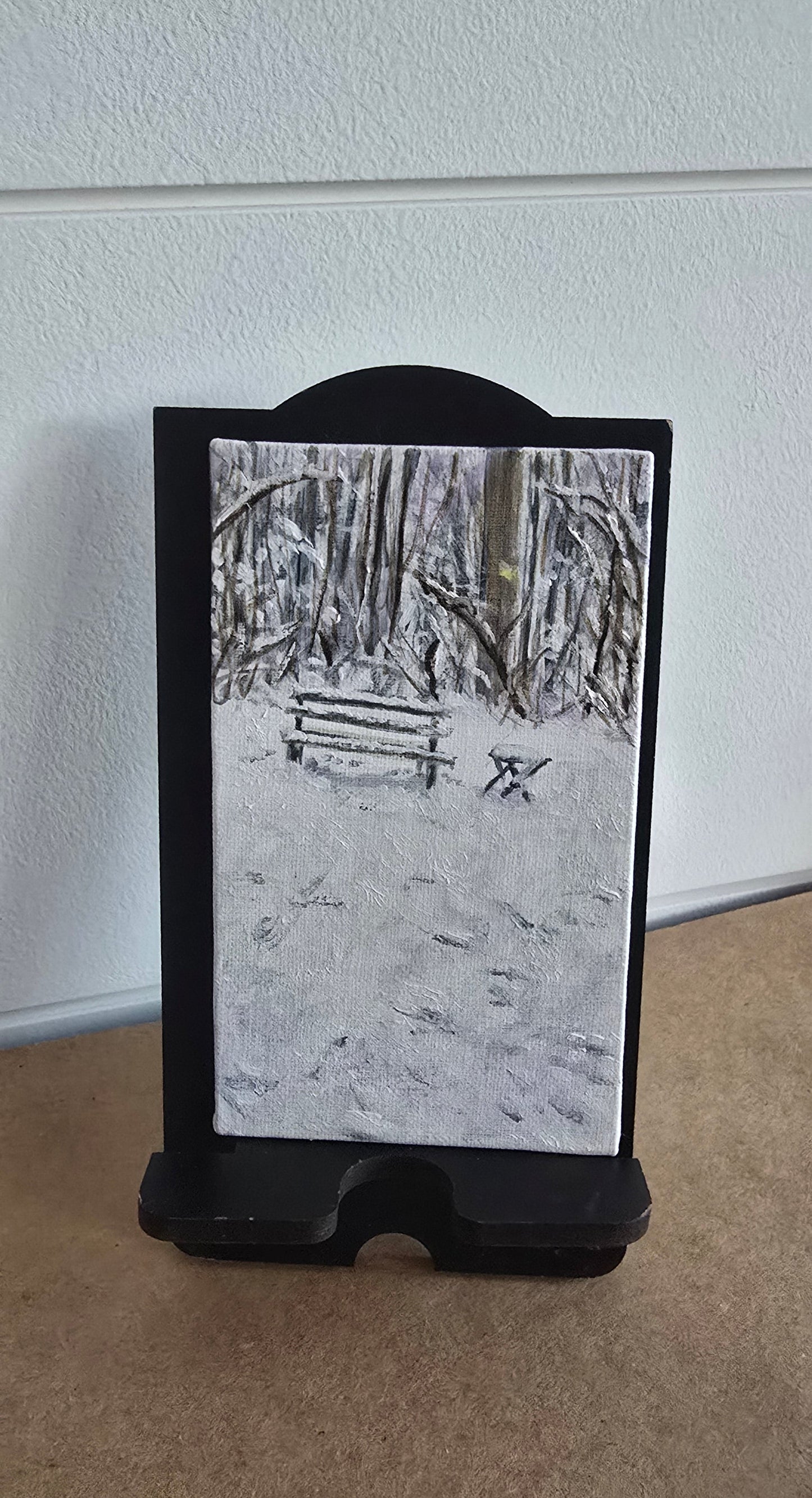 Title: Nearly Reclaimed | 3x5" Linen Panel | Oil Painting