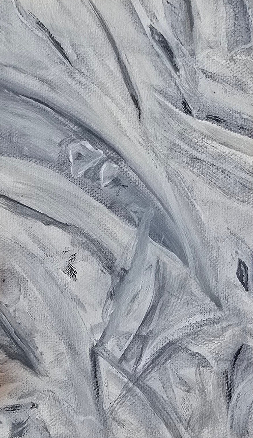 Title: Quiet Tension | 3x5" Linen Panel | Oil Painting