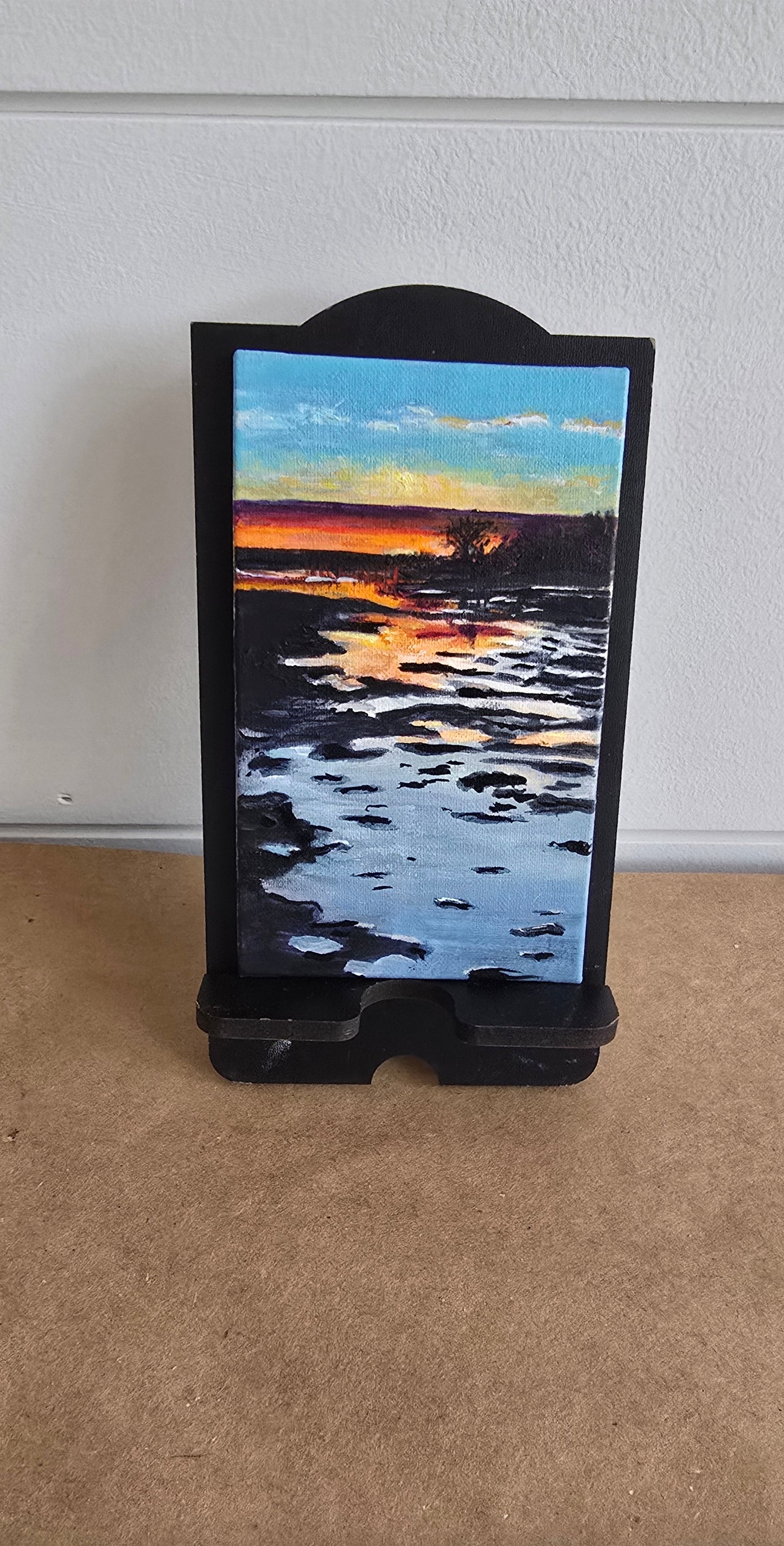 Title: Winter Solstice I | 3x5" Linen Panel | Oil Painting