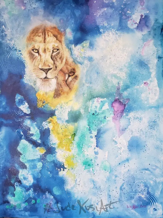 Title: Alliances | 24 X 36’ Canvas Mixed Media Painting 1.5’ Depth Art