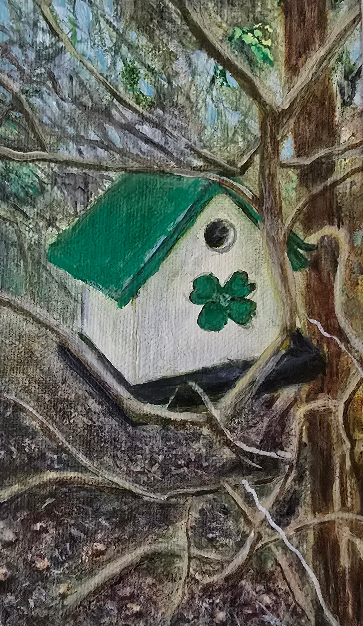 Green Bird House