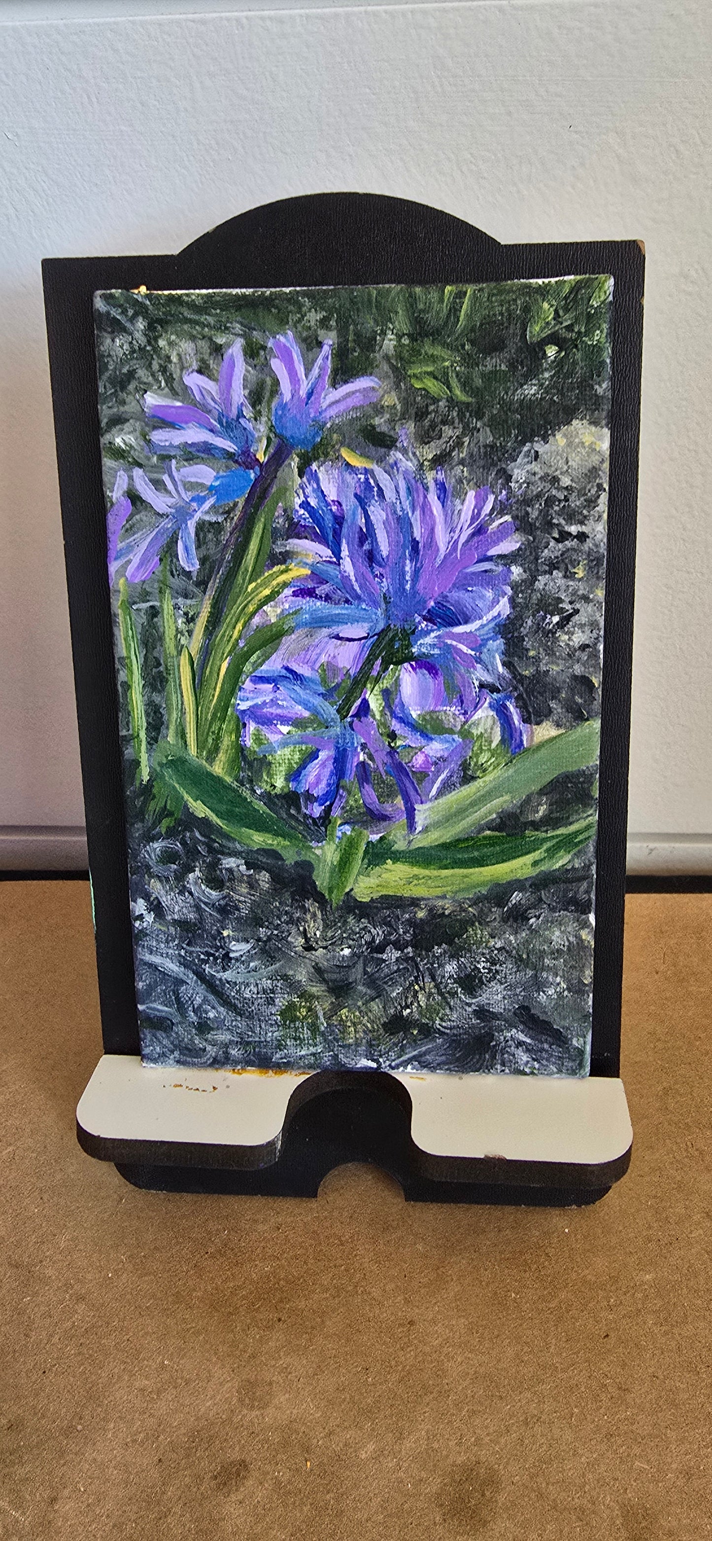 Title:  Spring Announcer | 3x5" Linen Panel | Oil Painting