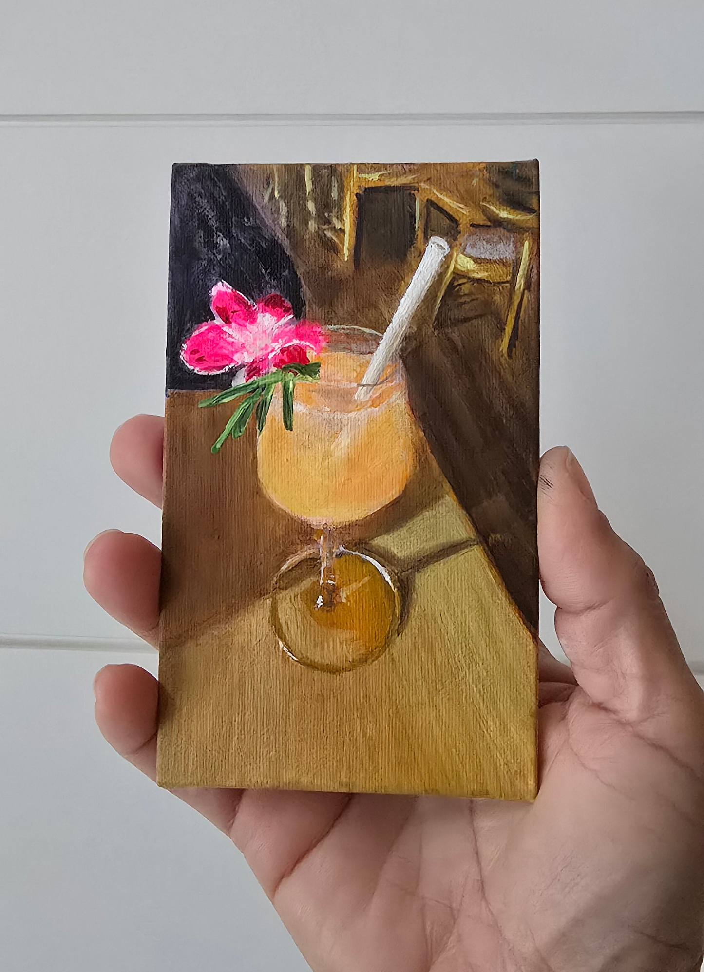 Title: Bellini | 3x5" Linen Panel | Oil Painting