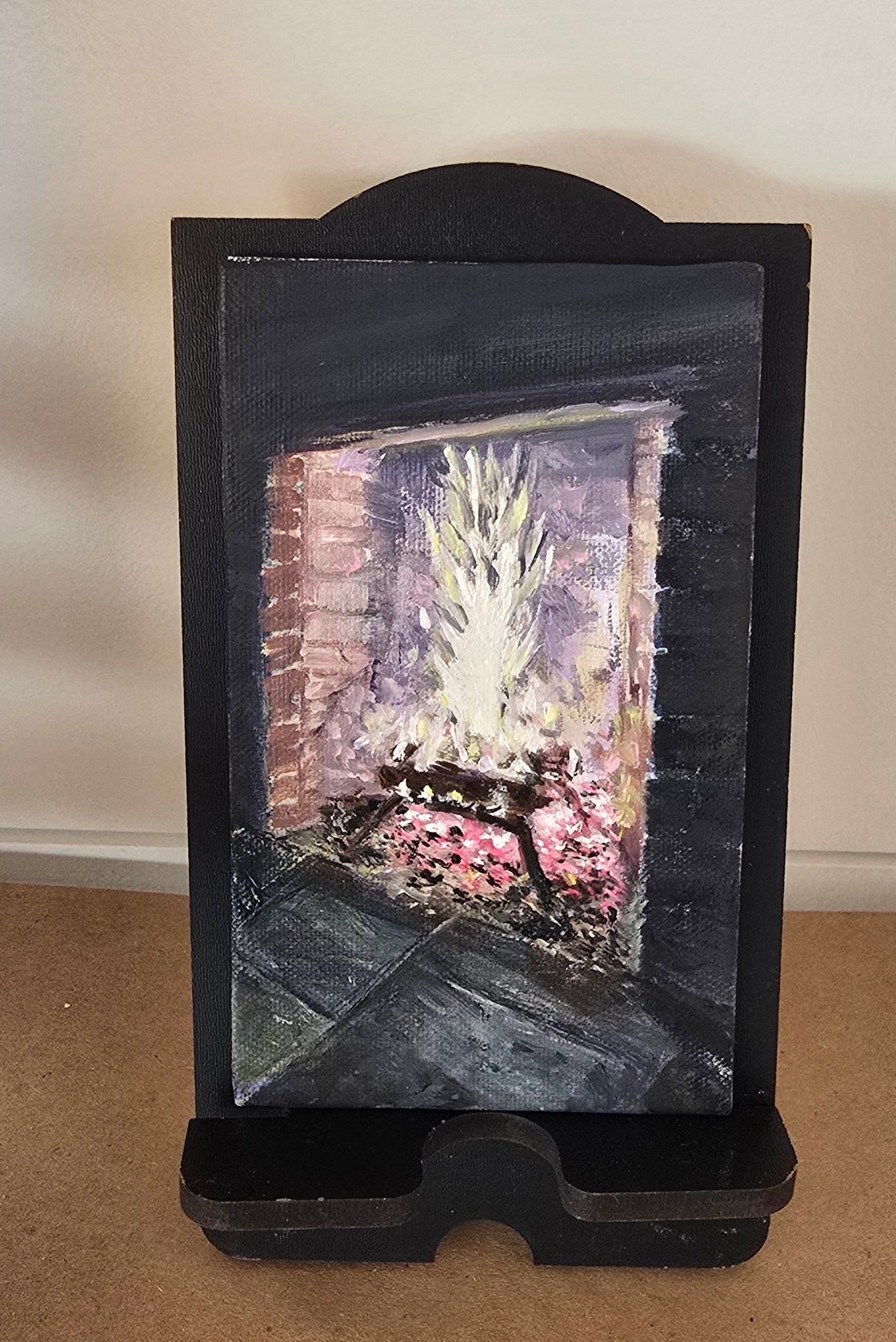 Title: First Burn | 3x5" Linen Panel | Oil Painting
