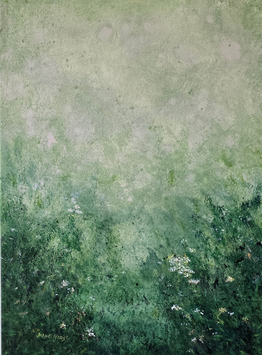 Where Quiet Finds Me | 12x16" | Mixed Media | Canvas 1.5" in Depth