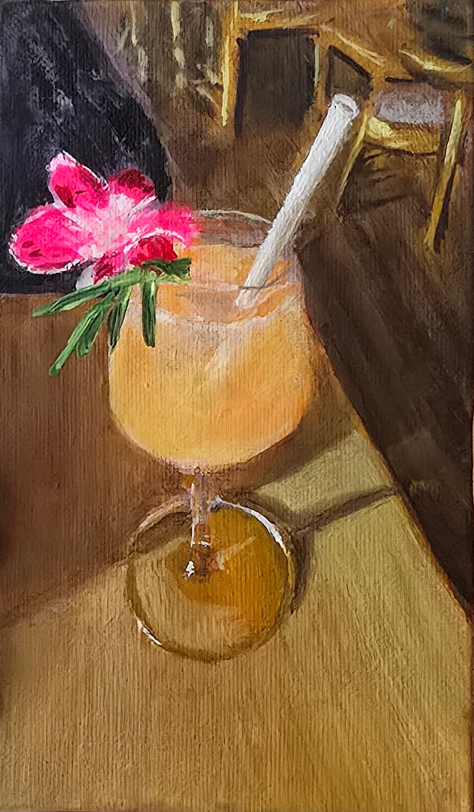 Title: Bellini | 3x5" Linen Panel | Oil Painting